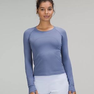 NWT Swiftly Tech Long Sleeve Shirt 2.0 Water Drop size 6